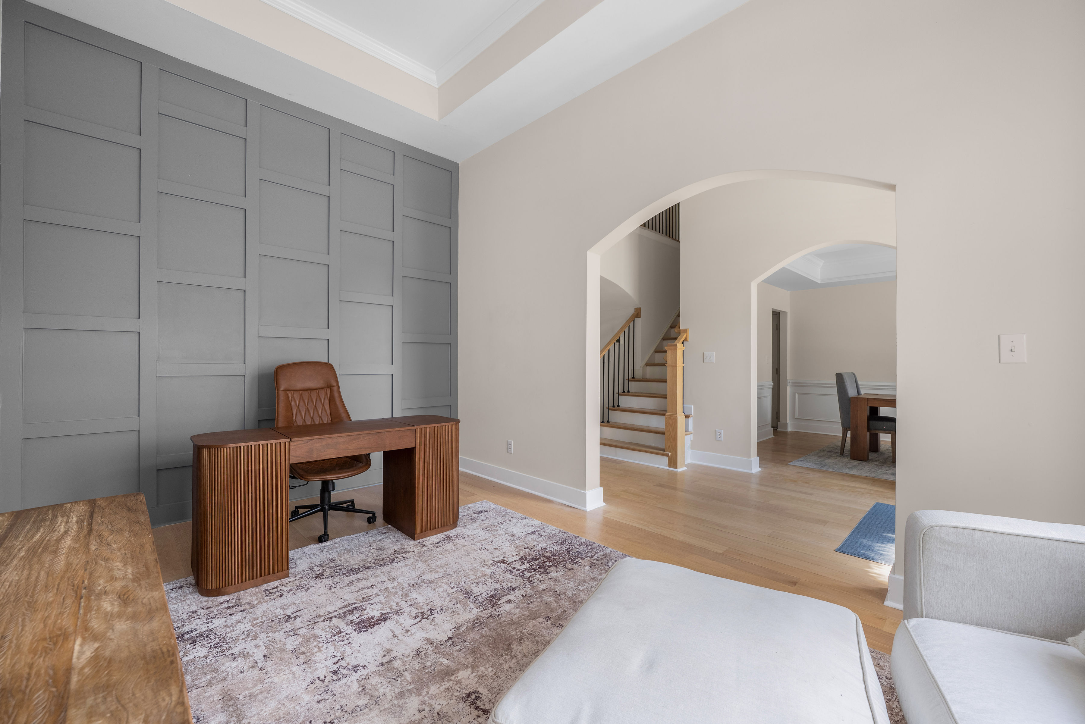Versatile main-level office or flex space.