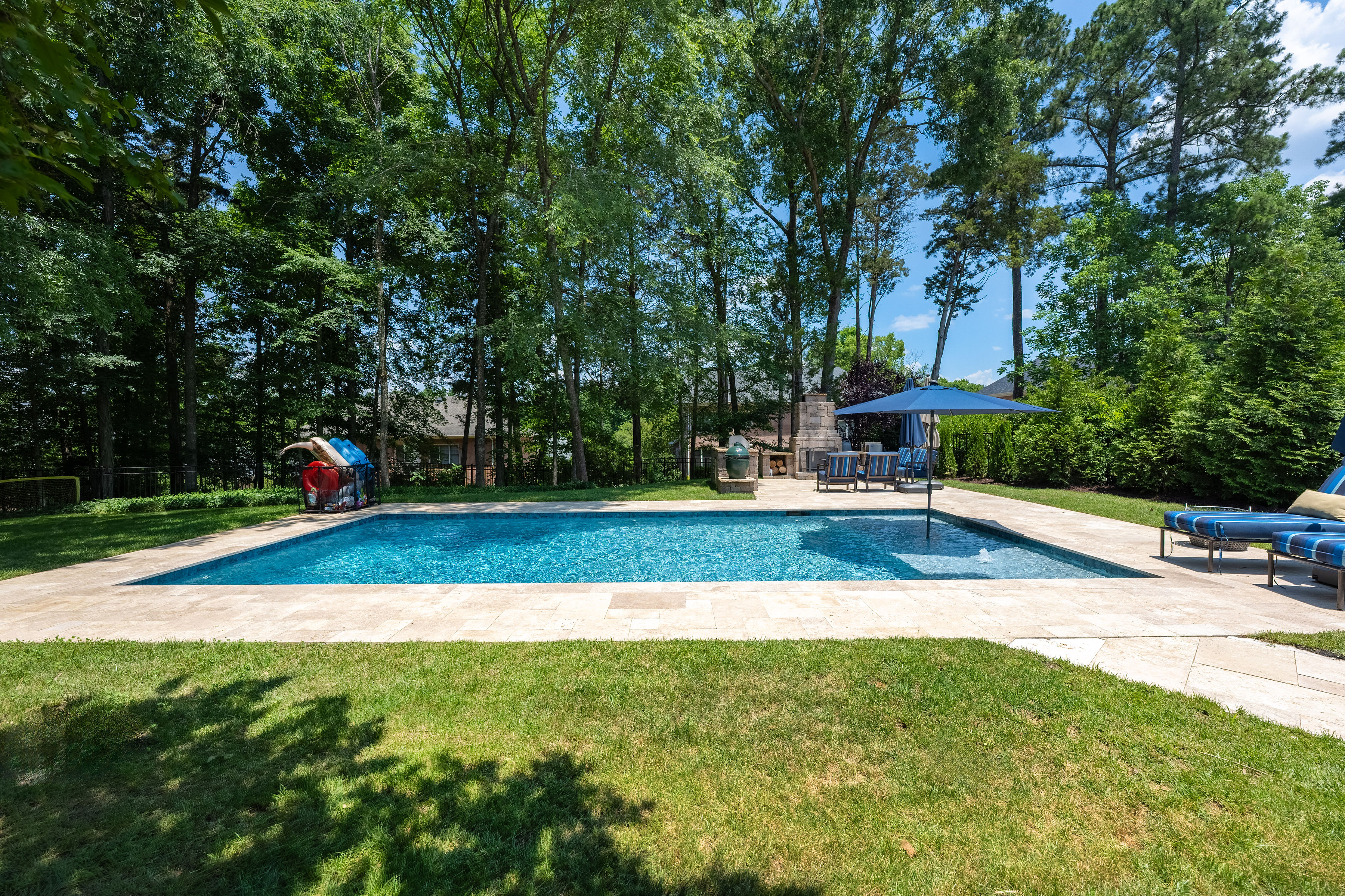 Pool view at 5434 Stallworth Drive.
